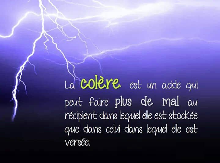 Problèmes de Colère