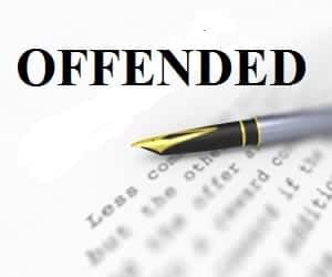 offended